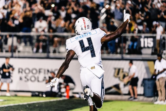 Ryan O'Keefe found a way to get into the endzone against Memphis despite the passing game struggling